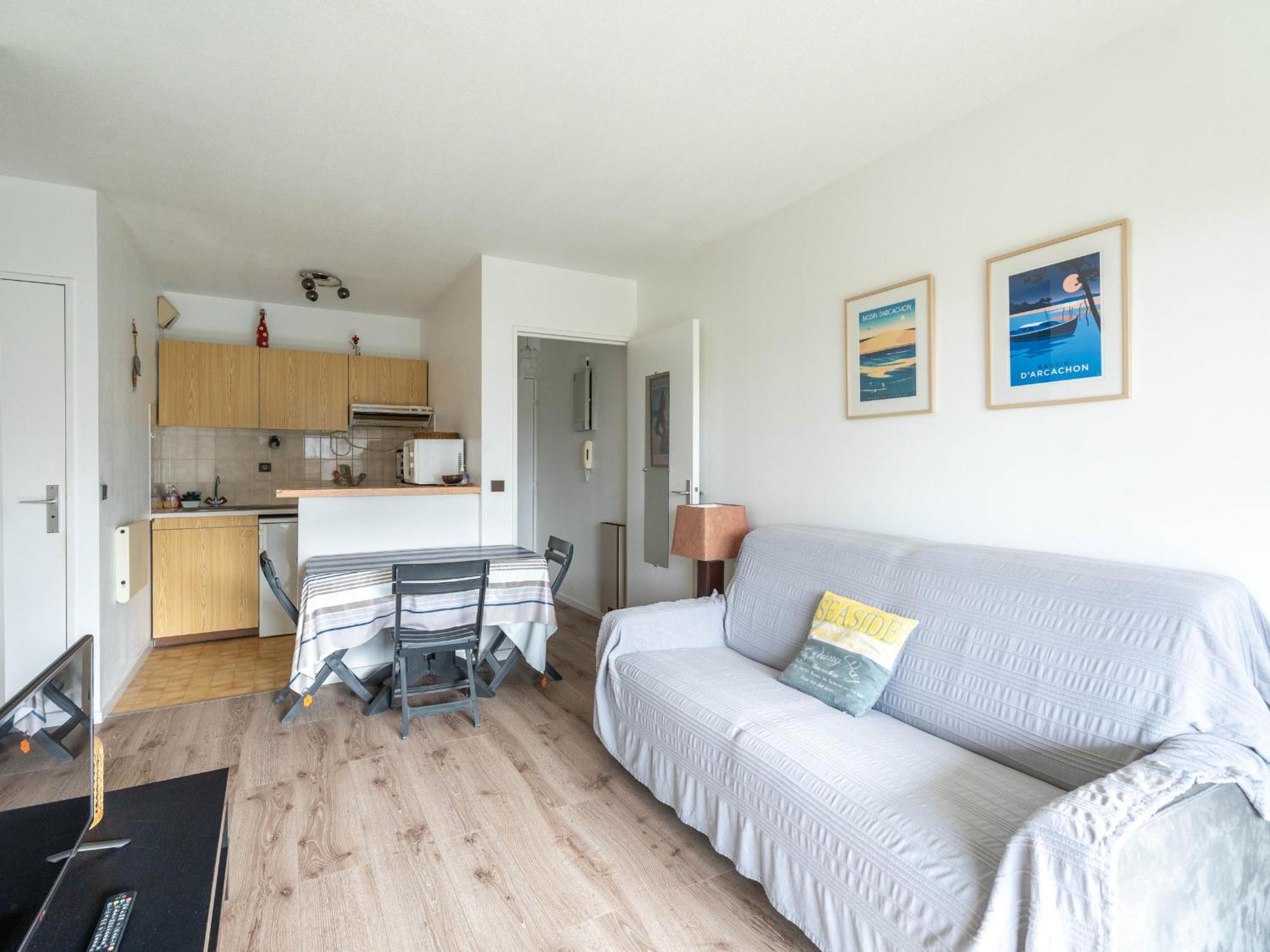 Appartement Proche Plage & Casino Avec Balcon Et Parking Prive, Arcachon - Fr-1-319-110 Kültér fotó